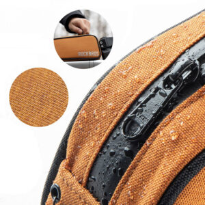 Rockbros 30120045004 ROAD TO SKY bicycle bag for the top frame tube, waterproof, 0.7L - orange - Image 4