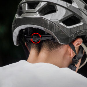 Rockbros LK-67 Youth Bike Helmet with Detachable Visor 54–58 cm - Gray - Image 3