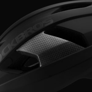 Rockbros LK-15 Carbon Fiber Bike Helmet 58-62cm - Black - Image 4