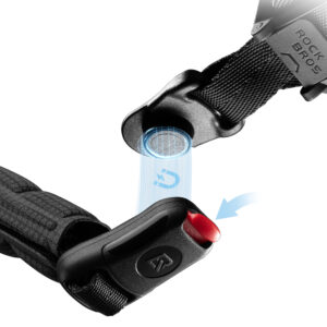 Rockbros LK-15 Carbon Fiber Bike Helmet 58-62cm - Light Blue - Image 3