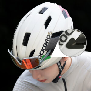 Rockbros LK-15 Carbon Fiber Bike Helmet 58-62cm - Light Gray - Image 4