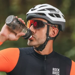 Rockbros HC-58WG-M Bike Helmet 55-58 cm - White-Gray - Image 3