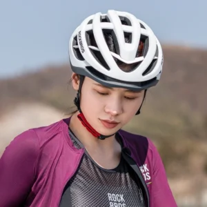 Rockbros HC-58WG-L Bike Helmet 58-61 cm - White-Gray - Image 2