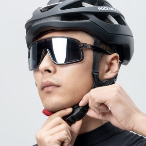 Rockbros HC-58BK-L Bike Helmet 58-61 cm - Black and Gray - Image 6