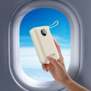 Dudao K14+ Powerbank 20000mAh 22.5W USB-C / USB-A / Built-in Lightning and USB-C Cables - White - Image 7