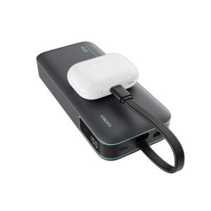 Cuktech LPB200N 40W 20000mAh Powerbank with Integrated Cable - Gray - Image 2