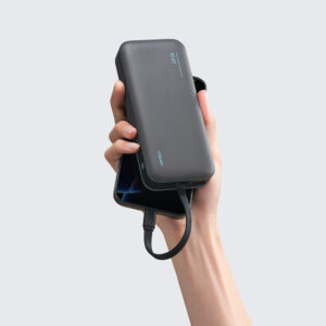 Cuktech LPB200N 40W 20000mAh Powerbank with Integrated Cable - Gray - Image 8