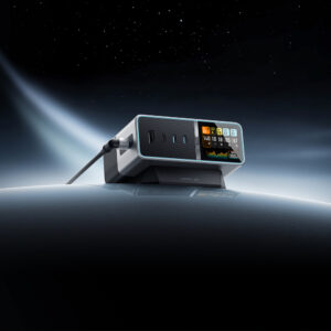 Cuktech TA3005U 300W 5-in-1 Charging Station with Digital Display - Silver - Image 7