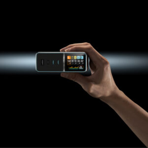 Cuktech TA3005U 300W 5-in-1 Charging Station with Digital Display - Silver - Image 8