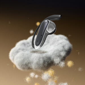 Dudao U17Z Bluetooth 5.3 OWS ausinės with Ear Hooks - juodos spalvos - Image 5