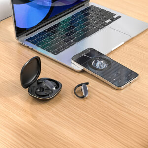 Dudao U17Z Bluetooth 5.3 OWS ausinės with Ear Hooks - juodos spalvos - Image 9