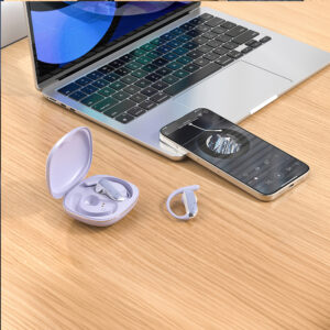 Dudao U17Z Bluetooth 5.3 OWS ausinės with Ear Hooks - Purple - Image 4