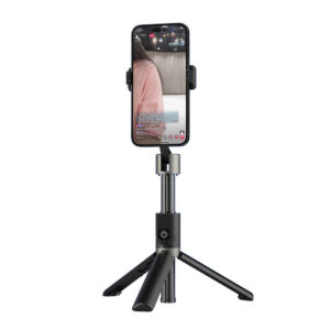 Dudao F18 Selfie Stick 1.1m with Tripod and Bluetooth Remote Control - juodos spalvos - Image 6