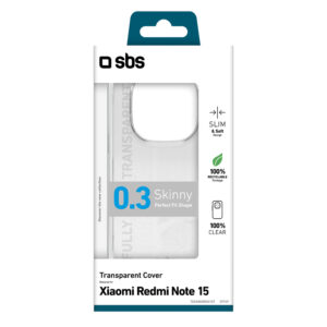 SBS Skinny dėklas skirtas Xiaomi Redmi Note 15 - skaidrus - Image 2