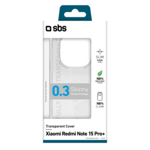 SBS Skinny dėklas skirtas Xiaomi Redmi Note 15 Pro+ - skaidrus - Image 2