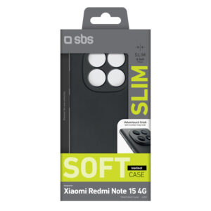 SBS Instinct dėklas skirtas Xiaomi Redmi Note 15 4G - juodos spalvos - Image 2