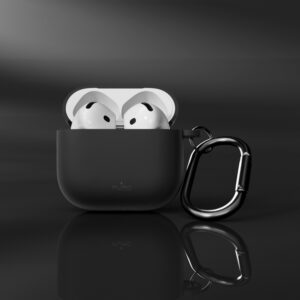 Puro Icon dėklas skirtas AirPods 4 - juodos spalvos - Image 5
