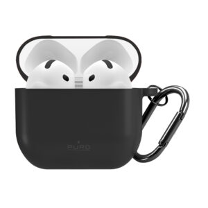 Puro Icon dėklas skirtas AirPods 4 - juodos spalvos - Image 7