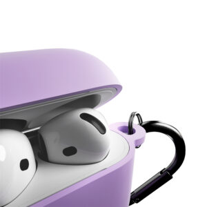 Puro Icon dėklas skirtas AirPods 4 - Purple - Image 3