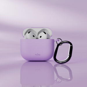 Puro Icon dėklas skirtas AirPods 4 - Purple - Image 5