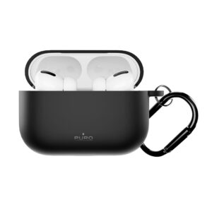 Puro Icon dėklas skirtas AirPods Pro 3 - juodos spalvos