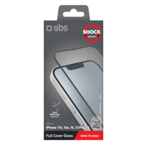 SBS Full Cover Apsauginis stiklas for Apple iPhone 13/13 Pro/14/16e/17e - Image 2