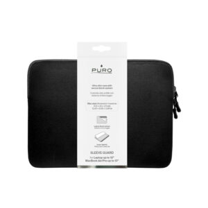 Puro Slim Guard 13" Laptop Bag - Black - Image 2