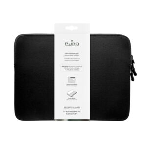 Puro Slim Guard 16" Laptop Bag - Black - Image 2