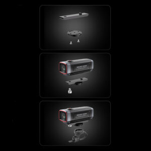 AKEEYO 710 Lite Handlebar Action Camera for Bikes and Motorcycles - juodos spalvos - Image 7