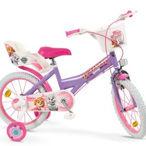 Vaikiškas dviratis 16" Paw Patrol Purple 1680 Girl TOIMSA