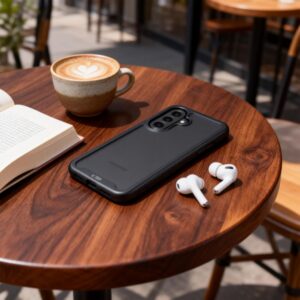 Tech-Protect Defense Samsung Galaxy A36 / A56 / A37 5G Matte juodos spalvos - Image 4