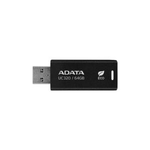 MEMORY DRIVE FLASH USB3.2 64GB/BLACK UC320-64G-RBK/BK ADATA