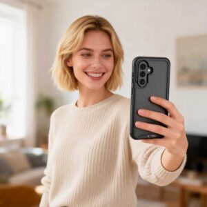 Tech-Protect Defense Samsung Galaxy A36 / A56 / A37 5G Matte juodos spalvos - Image 5