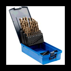 25 dalių metalo grąžtų rinkinys PFERD DIN338 HSSE N 1-13 Inox