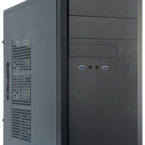 Kompiuterio korpusas|CHIEFTEC|MiniTower|MicroATX|Colour Black|HT-01B-OP