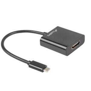 LANBERG ADAPTERIS USB-C 3.1 (M) -> HDMI (F) 15CM - Image 2