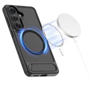 Tech-Protect MagRack MagSafe Samsung Galaxy S26+ Plus Matte juodos spalvos - Image 2