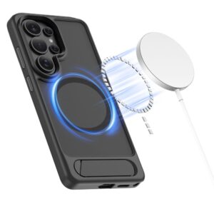 Tech-Protect MagRack MagSafe Samsung Galaxy S26 Ultra Matte juodos spalvos - Image 2