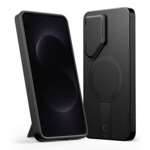 Tech-Protect Kevlar Aura MagSafe Samsung Galaxy S26 juodos spalvos/oranžinės spalvos - Image 2