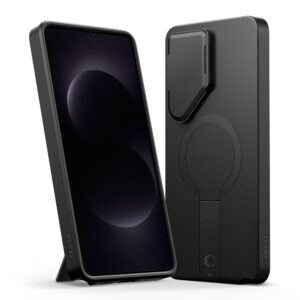 Tech-Protect Kevlar Aura MagSafe Samsung Galaxy S26 Ultra juodos spalvos/oranžinės spalvos - Image 2