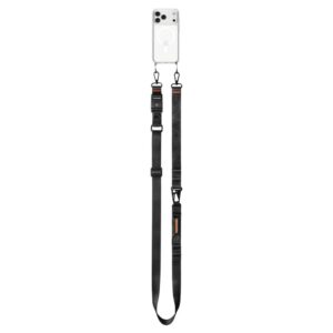 Spigen DA30M Universal Lanyard Strap Crossbody juodos spalvos - Image 2