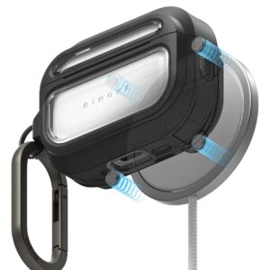 Ringke UX Magnetic MagSafe Apple AirPods Pro 3 Black/Clear - Image 2