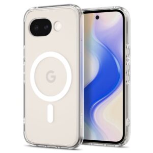Spigen ULTRA HYBRID MAG MagSafe Google Pixel 10A SKAIDRUS/BALTAS - Image 2