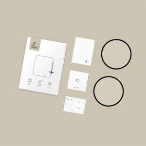 HIBRIDINIS STIKLAS Tech-Protect GLASS FLEX+ 2-PACK HUAWEI WATCH GT RUNNER 2 juodos spalvos - Image 3