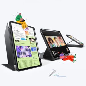 ESR Flip Hybrid dėklas Apple iPad Air 13” 1 / 2 / 3 / 2024-2026 juodos spalvos - Image 2