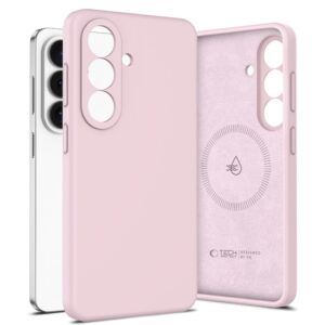 Tech-Protect Silicone MagSafe Samsung Galaxy S26 Pink Pearl - Image 2