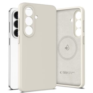 Tech-Protect Silicone MagSafe Samsung Galaxy S26+ Plus Cosmic Latte - Image 2