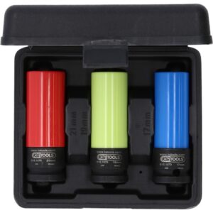 3 dalių šešiakampių smūginių galvučių rinkinys KS TOOLS 1/2" - Image 2