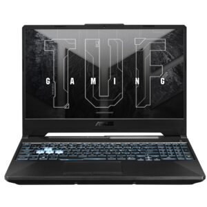 Nešiojamas kompiuteris|ASUS|TUF|Gaming A15|FA506NCG-HN184W|CPU  AMD Ryzen 7|7445HS|3200 MHz|15.6"|1920x1080|RAM 16GB|DDR5|5600 MHz|SSD 512GB|NVIDIA GeForce RTX 3050|4GB|ENG|Windows 11 Home|Black|2.3 kg|90NR0JF7-M00FB0