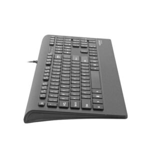 "Natec" multimedijos klaviatūra BARRACUDA plona USB, JAV išdėstymas, juoda - Image 2